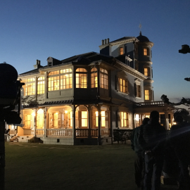 夜の六華苑ロケ地ツアー