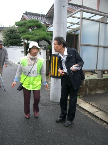 諸戸苑・東太一丸での認知症声かけ訓練の様子