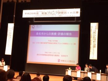 平成28年度一般社団法人日本介護支援専門員協会東海ブロック研修会in三重の様子