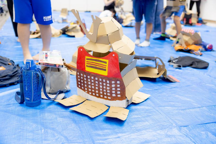 段ボール甲冑完成イメージ