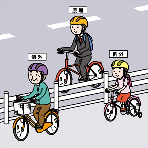 原則車道通行
