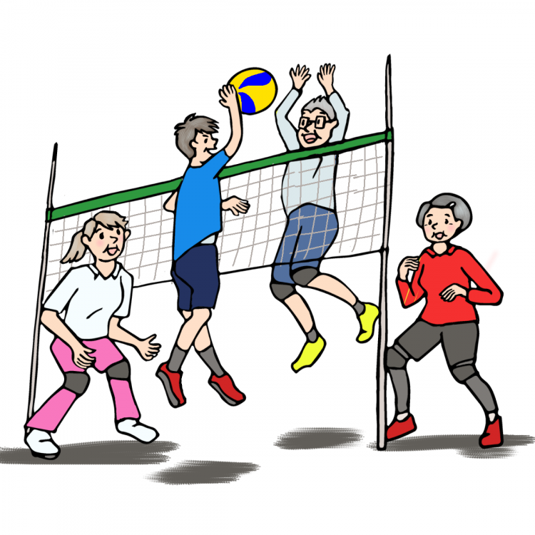 ソフトバレーボールイメージ