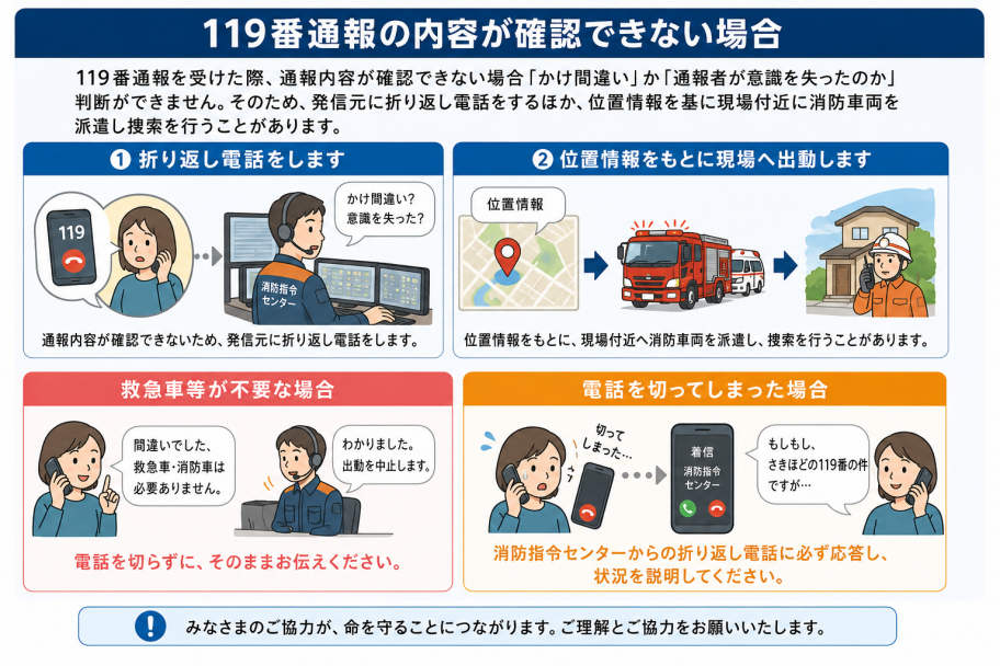 通報内容が確認できない場合