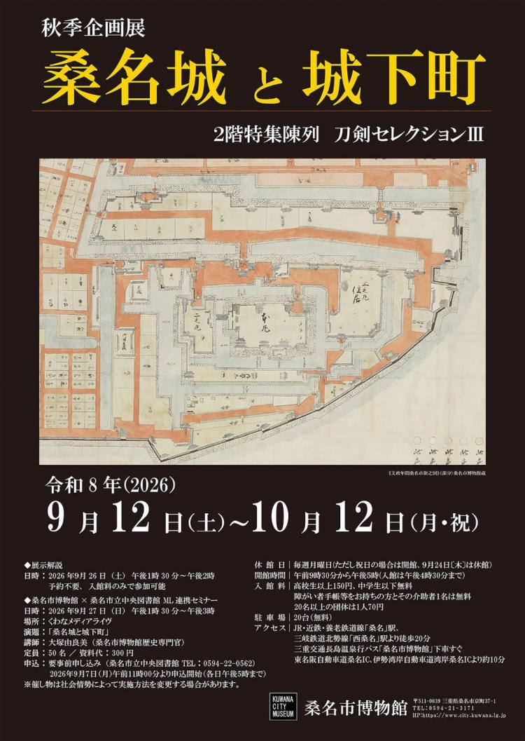 桑名城と城下町