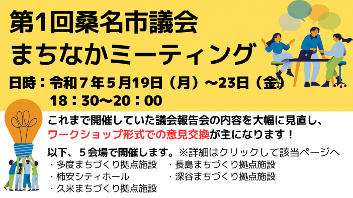 第１回桑名市議会まちなかミーティング