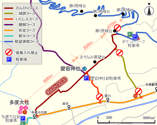 のんびりコース詳細地図