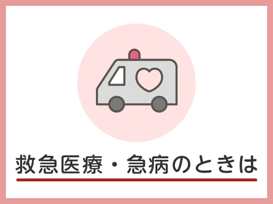 救急医療・急病のときは