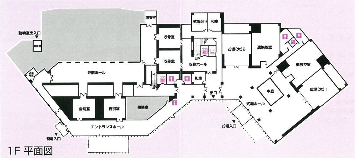 1階の平面図