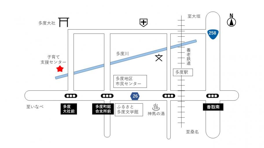 子育て支援センター「ののちゃんルーム」地図